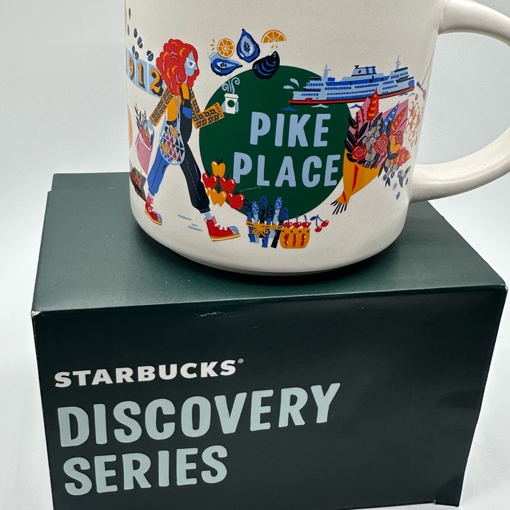 Starbucks Discovery Series Pike Place Ceramic Mug, 14 Oz NWT